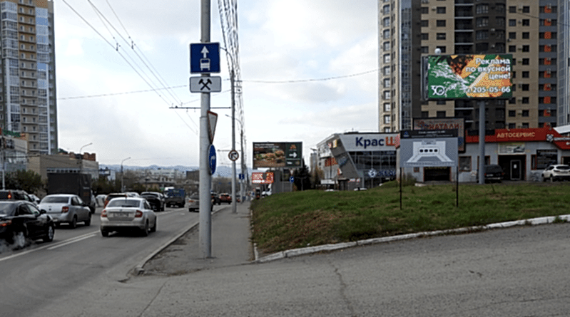 Новый видеоэкран 6х3м на улице Партизана Железняка, 40